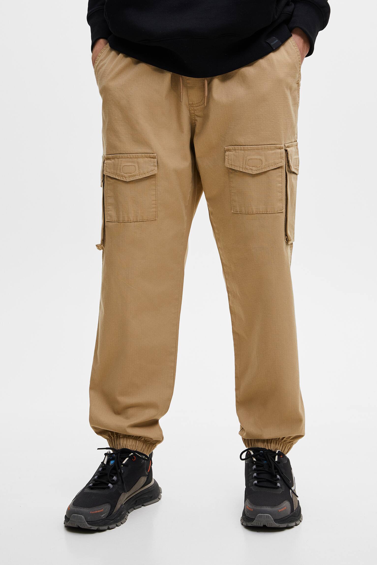 Ripstop Cargo Trousers With Pockets - Imagen 3